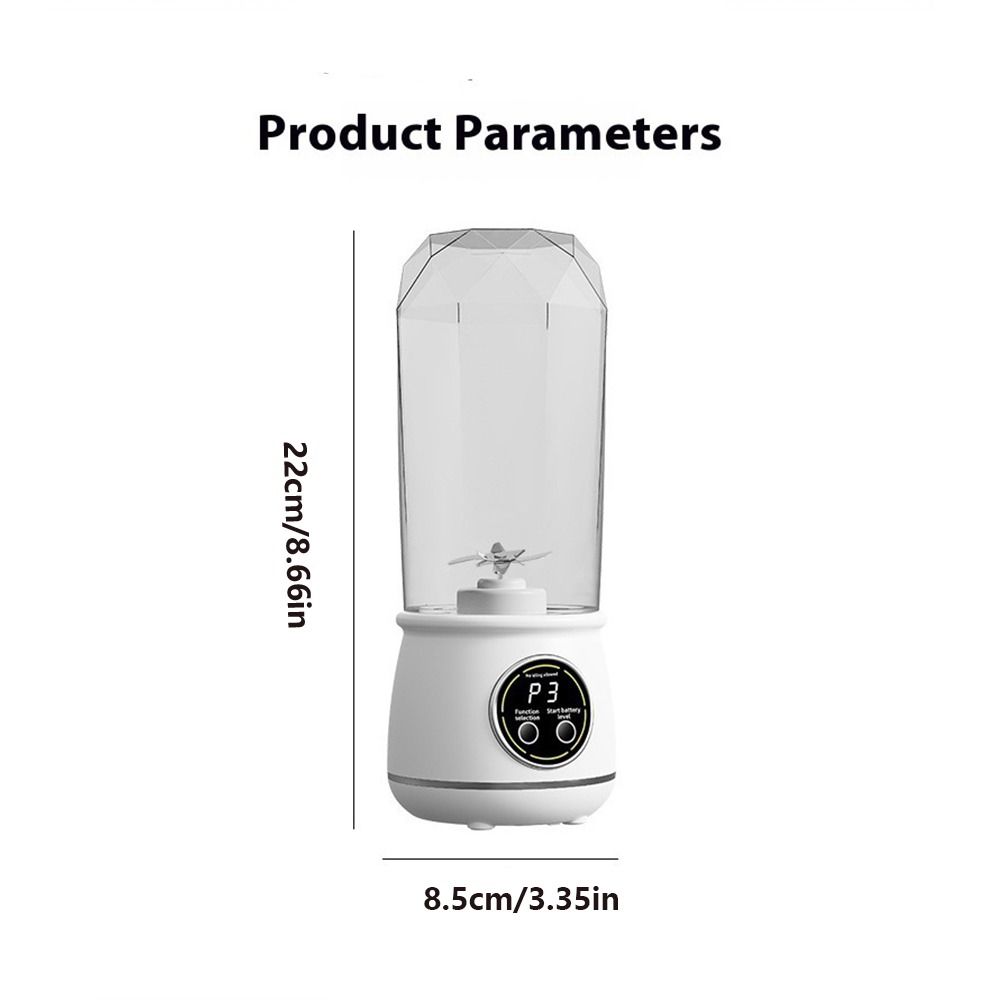 Wireless Handheld Blender Bottle 10 Blades Ice Crusher Electric Juice Blender Cup Smoothies