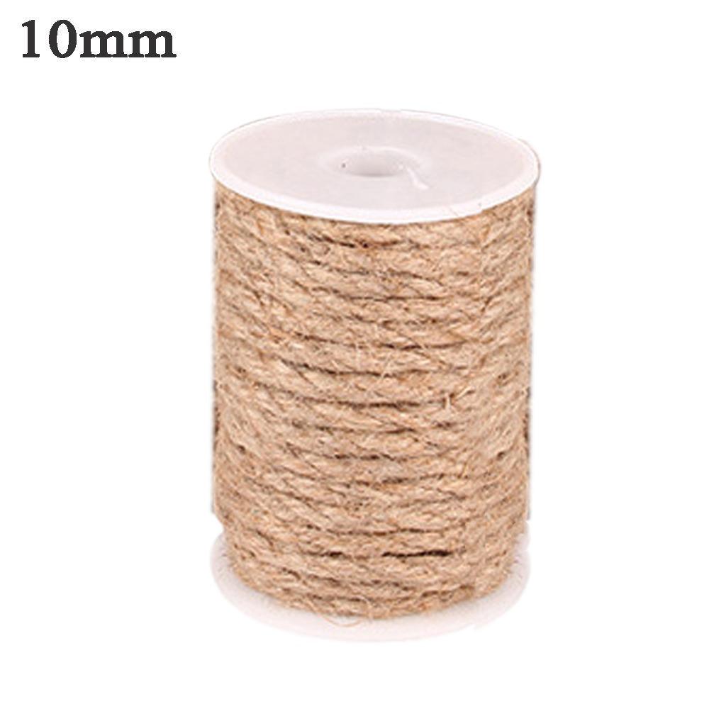 Bag Gardening Burlap Wedding Twine Thick Ribbon Party Decor DIY for Craft Cord String Jute Rope