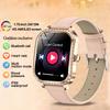 Fashion New Women Smart Watch AMOLED Curved Screen IP68 Waterproof Voice Bluetooth Call Heart Rate Blood Pressure Monitor Health Smartwatch