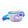 coral high Kids Pink Silver Unicorn Patterned Waist Bag 22490