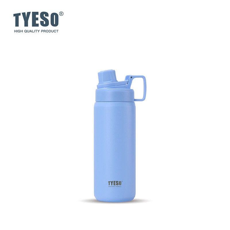 Tyeso New Stainless Steel Portable Sports Bottle Large Capacity Thermos Cup Outdoor Portable Frosted Water Cup