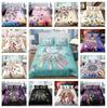 High-definition Digital Printed Bedding Set, Dream Catcher Net, Down Duvet Cover, Pillowcase, 2 or 3 Pieces AU140 * 210, Girls' Room, Home Decoration
