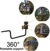 Поворотный на 360° кронштейн-крепление для охотничьей тропы на дерево с 14-дюймовым винтом, быстросъемный держатель для наружной камеры, солнечной панели