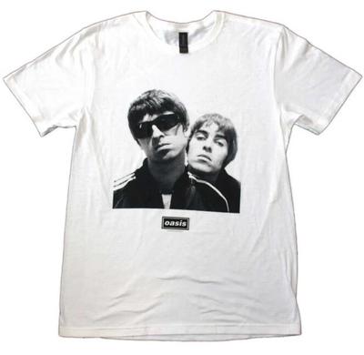 S124 - Винтажная футболка - Топ Oasis Лиам Галлахер Ноэл Галлахер Ноэл и Лиам Унисекс футболка
