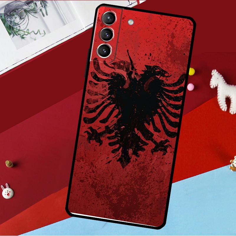 Албания Албанцы Флаг Чехол Для Samsung Galaxy S26 Ultra S24 S22 S23 S25 Plus S20 S21 FE S9 S10 S25 FE Чехол для Телефона