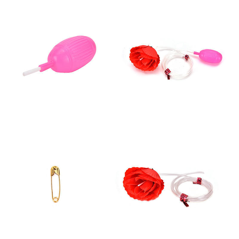 Water Squirt Rose Clown Flower Magic Trick Joke Funny Prank Kids Prankster Prop