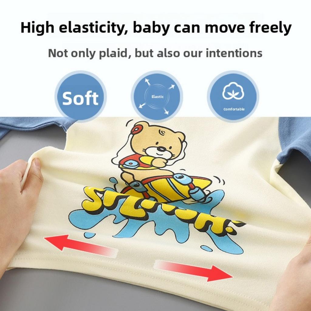 Children's Underwear Set Pure Cotton New Boys' Home Clothes Baby's All Cotton Warm Girls' Autumn Clothes Autumn Pants Children's Clothes