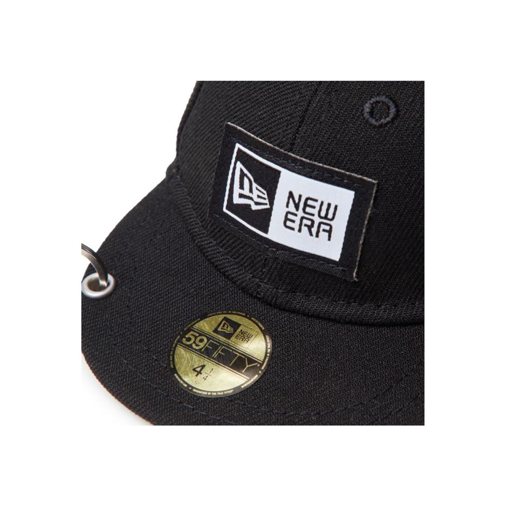 New Era Eco Bag Cap Pouch Key Holder Logo FREE CAP KEYHR ECOBAG BOXLOGO BLK 251 Black/Flag