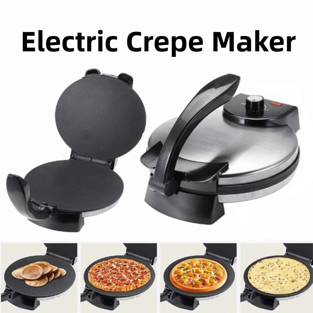 Simple Roti Maker Machine Easy Cleaning Cooking Pan Electric Crepe Maker Family Gift