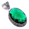 Chrome Diopside Gemstone Handmade 925 Sterling Silver Jewelry Pendant 2.17" AH-752