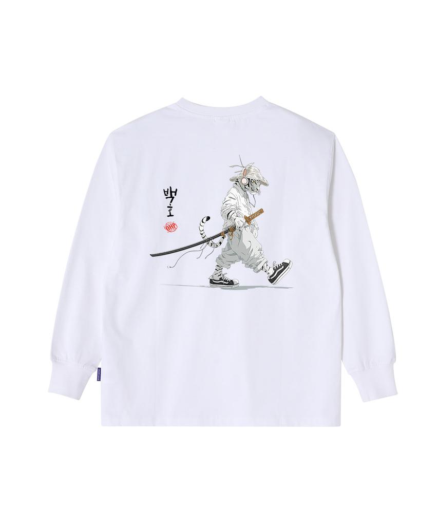 OHP Ohpxharmonia Bmartial Arts Master Crew Neck Long Sleeve T-Shirt