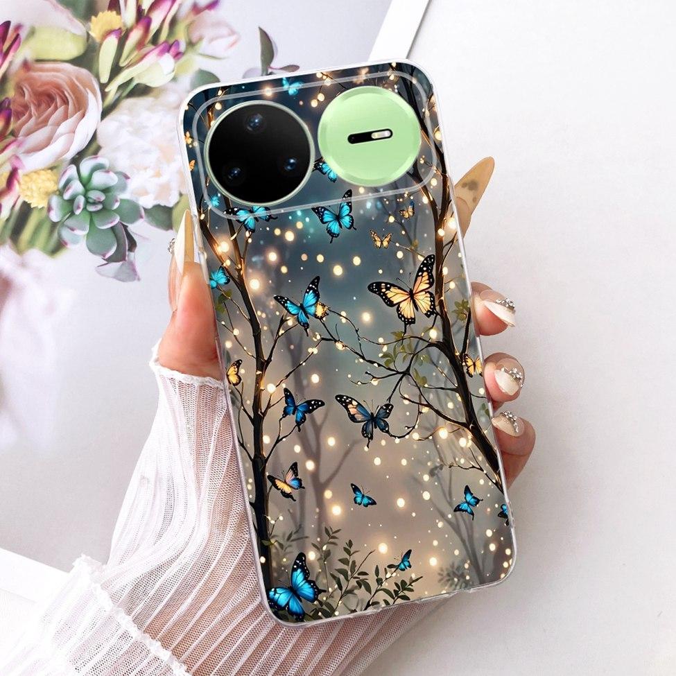 6,84'' Прозрачный чехол для Huawei Nova 15 Pro Чехол Модный Милый Расписной Мягкий Корпус Телефона для Huawei Nova 15Pro KLE-AL00U