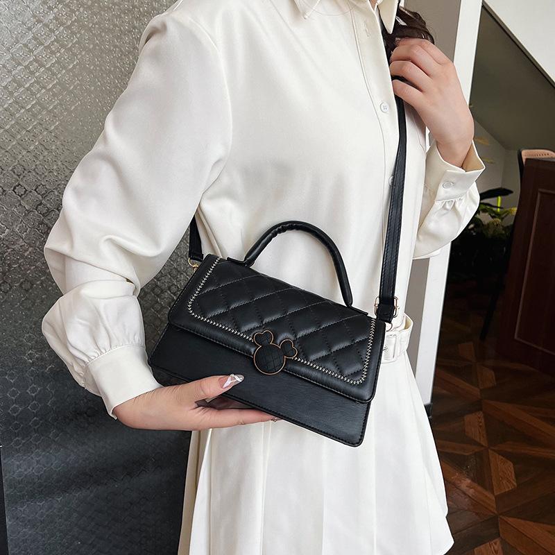 Портативная летняя новая простая женская сумка Niche Design с ярким внешним видом и модной небольшой квадратной сумкой через плечо