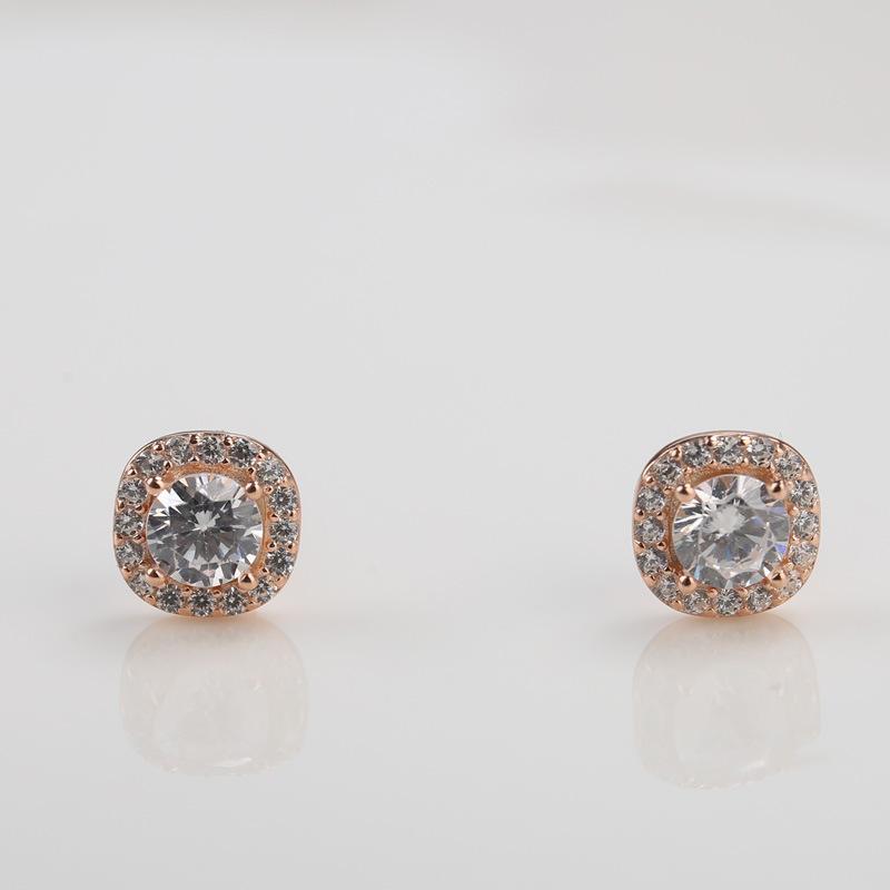 Серьги из сверкающего циркония для женщин, круглые, модные и универсальные, маленькие, ароматные, легкие, роскошные, нишевые серьги