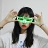 Festival Celebration Style Rectangle Luminous Glasses Women Men Eyeglasses Sqare Shades Light Glasses for Party Female Eyewear