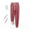 Европейские и американские женские зимние бархатные свободные хлопковые брюки