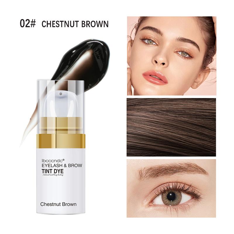 Black Brown Semi-permanent Eyebrow Dye Accessories Complete Eyebrow Dye Set Lasting and Non-fading Eyebrow Dye