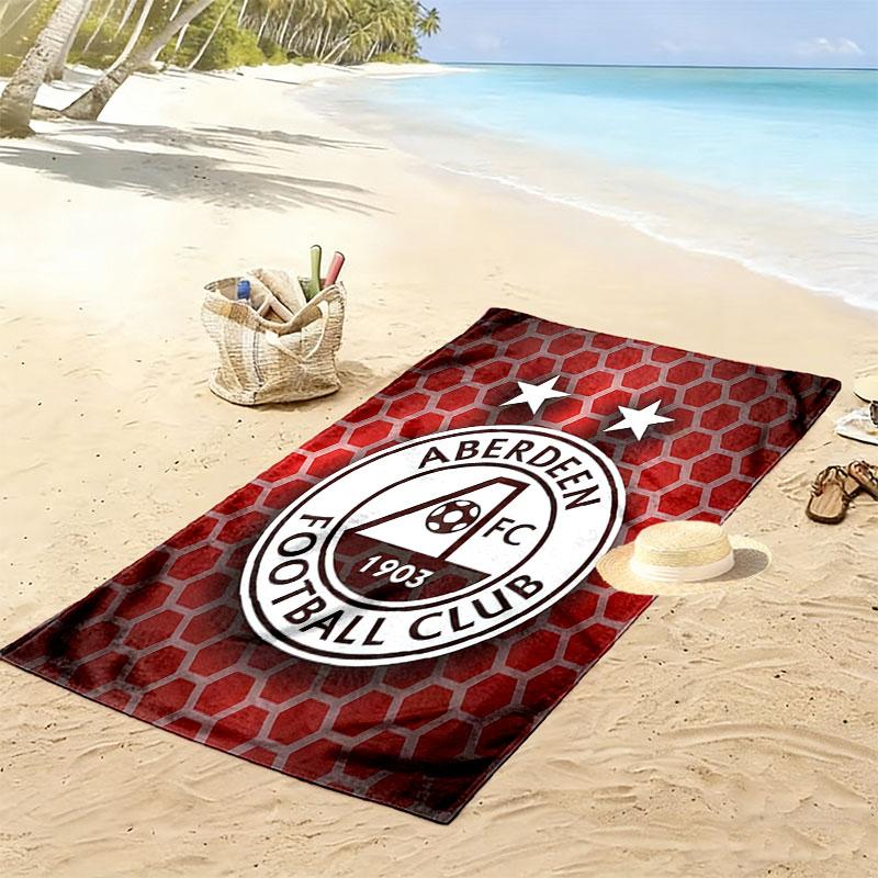 Aberdeen logo Print Beach Towel, Large Soft Quick Dry Towel for Beach Camping Swimming