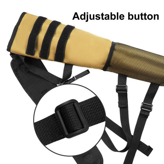 Колчан для стрельбы из лука, задняя часть бедра, двойного назначения, большая вместимость, регулируемый ремень, ткань Оксфорд, охотничий рекурсивный лук, сумка для хранения стрел, тренировочная сумка для стрельбы из лука