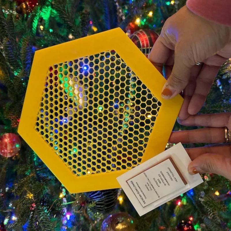 Printed Floating Bee Island, Bee Waterer