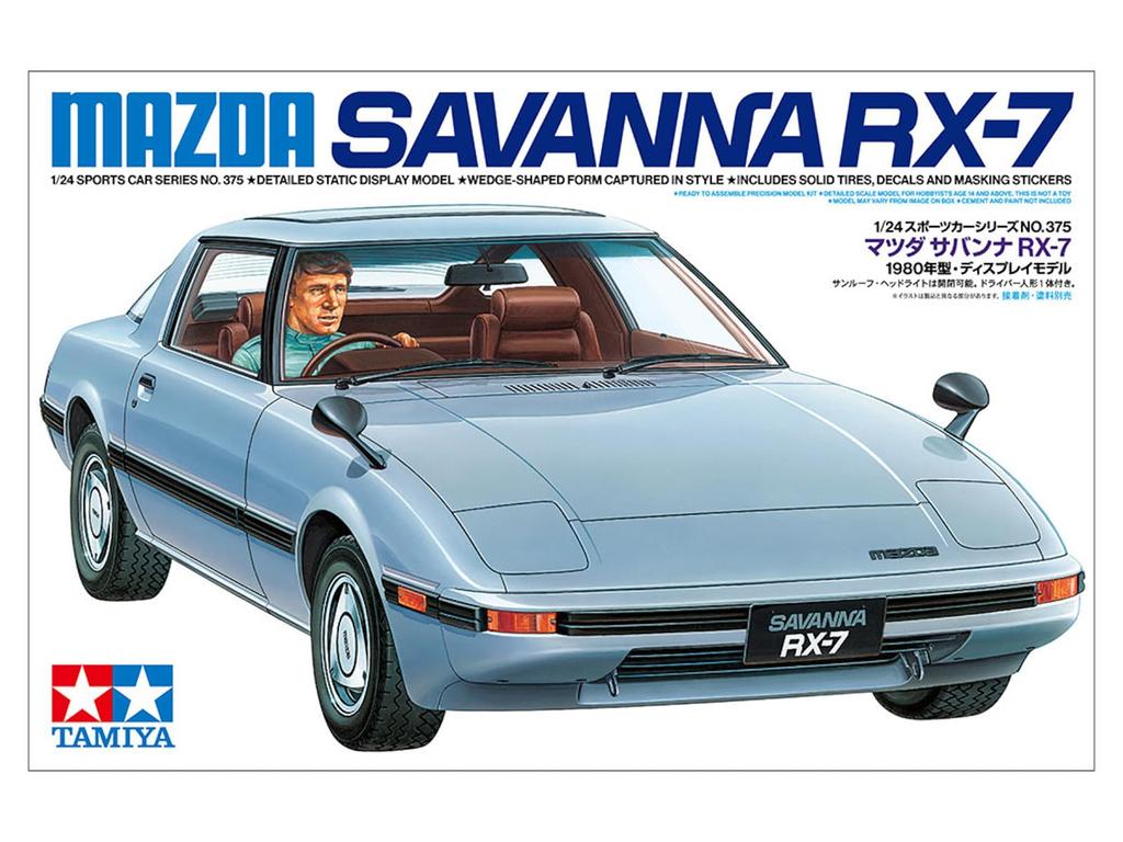 Tamiya Scale Special Sale Product Sports Car Series 375 Mazda Savanna Plastic Model Kit 24375 1/24 No. RX-7 (Automobile)