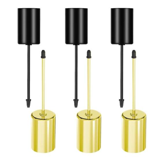 6 шт. подсвечник колышек тяжелый металлический подсвечник шип конус свеча столб