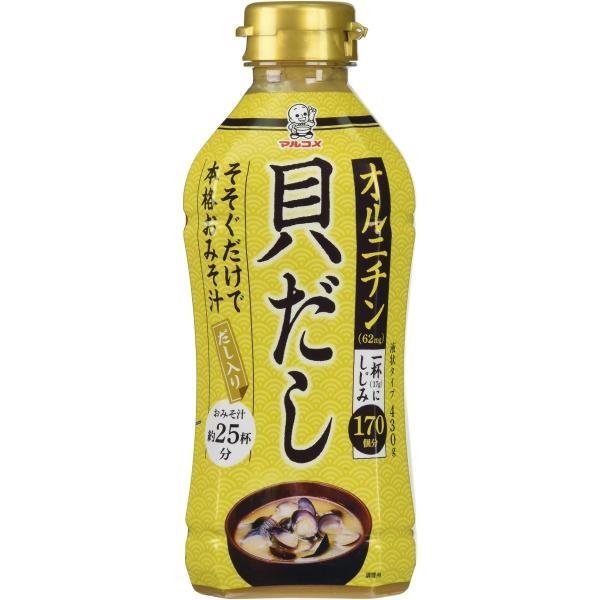 Japan Marukome Liquid Miso (Shellfish soup stock / Aka-dashi / Ryotei no Aji / Reduced Salt / Koji Bijin) 430g