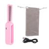 Складная расческа-выпрямитель для волос 9 режимов регулировки температуры Беспроводная портативная перезаряжаемая выпрямляющая расческа
