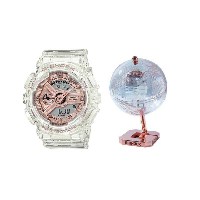 Casio Женские золотые часы GMA-S110SR-7APRD-