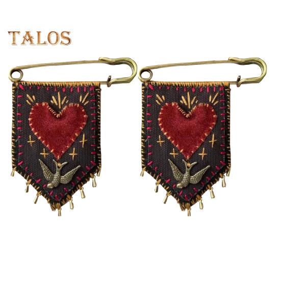 1/2Pcs Hope Protective Pocket with Rosemary Handcrafted Healing Brooch Care Protective Symbols Badge