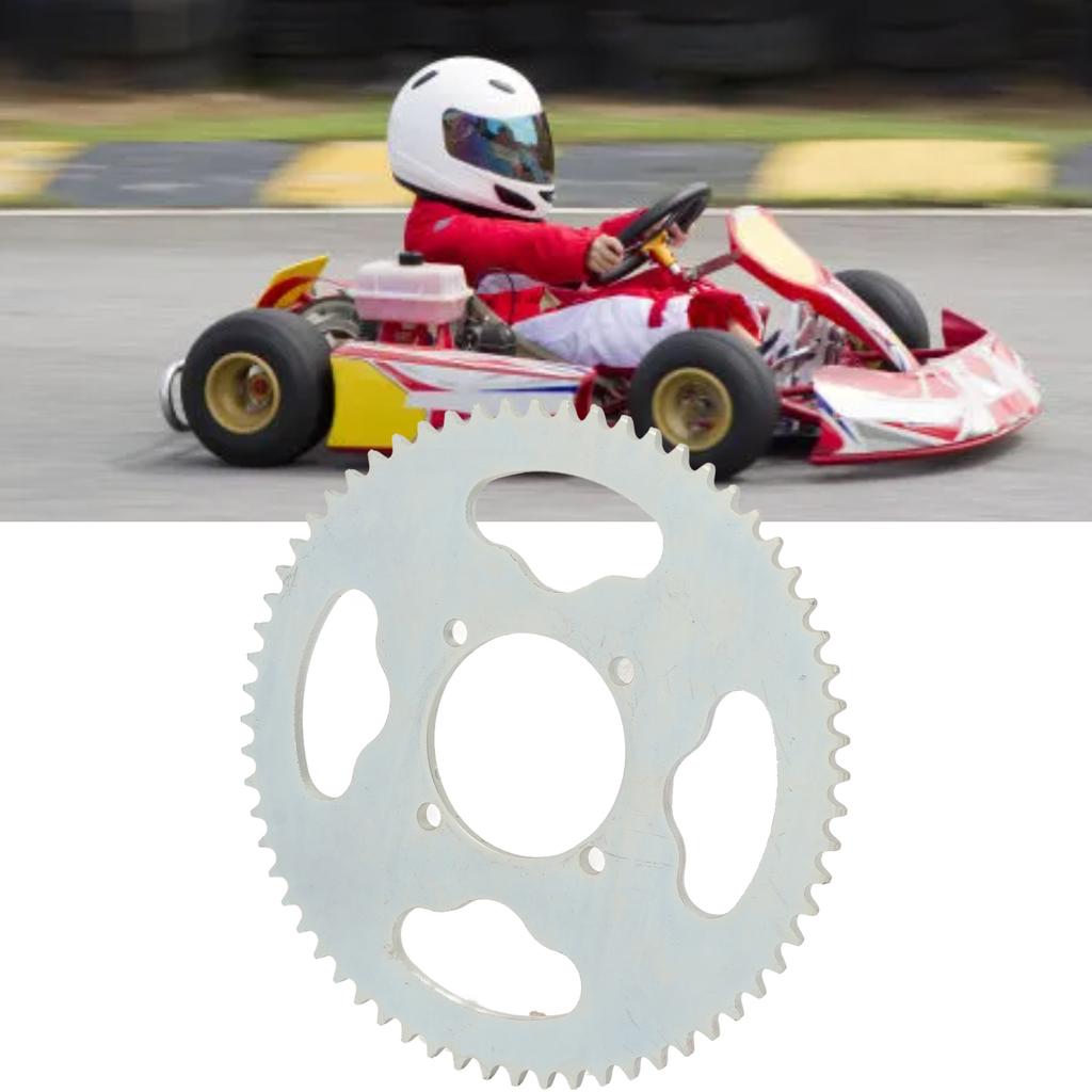 T8F 64T Chainring 54mm 4 Hole Steel Excellent Toughness Motorcycle Sprocket for 47cc 49cc