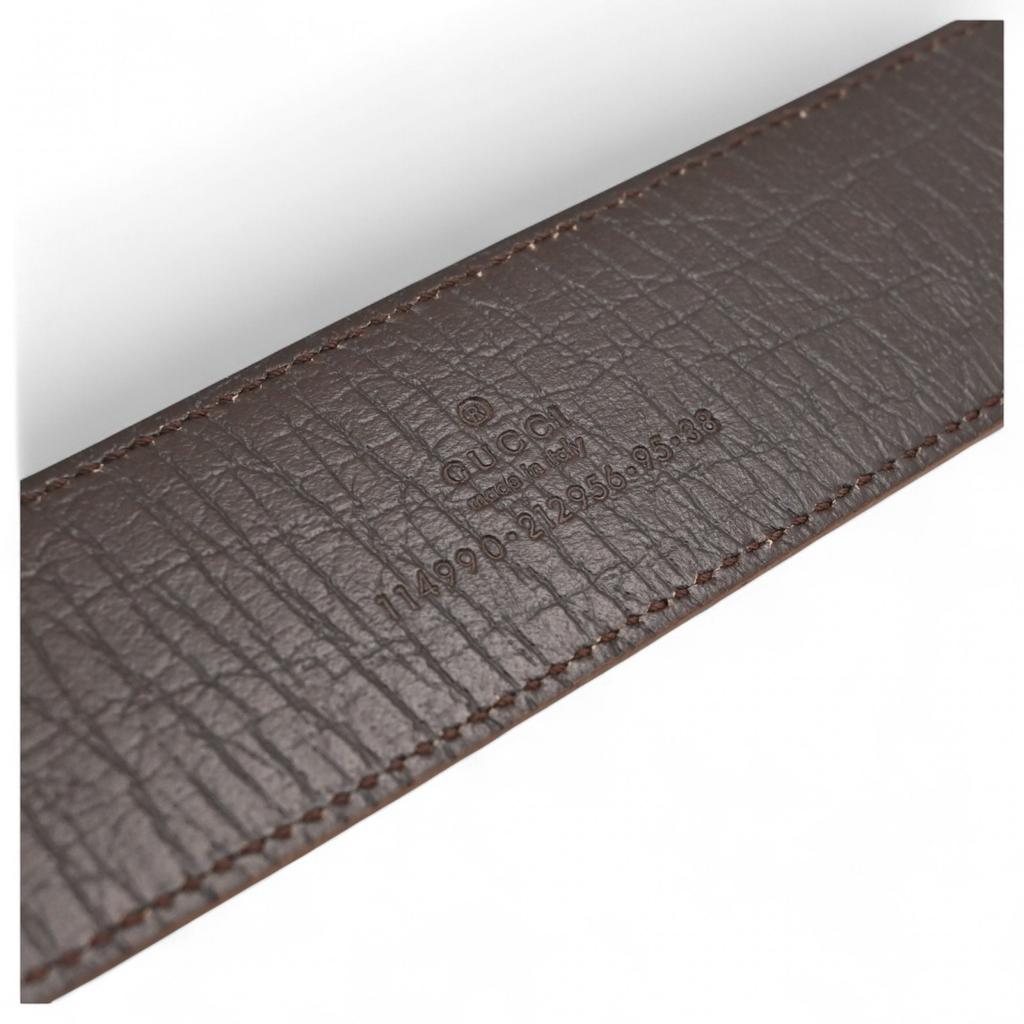 Оригинальный ремень Gucci GG Supreme Размер 95 gu9913ng