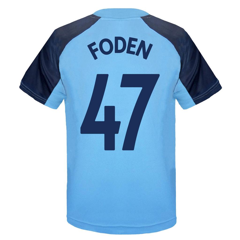 Manchester City FC Boys Foden 47 Polyester T-Shirt