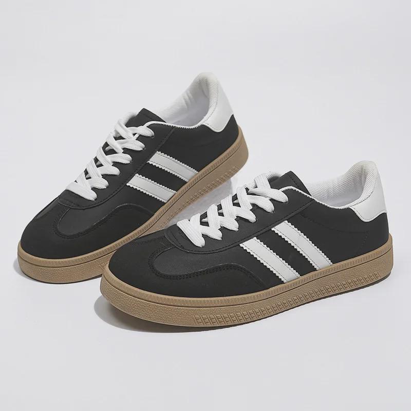 Женские универсальные повседневные классические кроссовки Dexun Versatile Flat White 2024 года выпуска