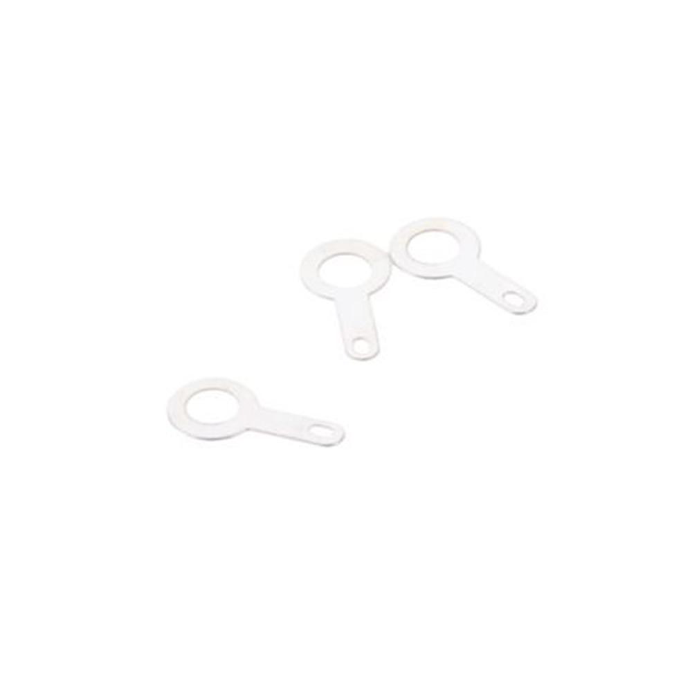 100pcs Crimp Solder Ring Terminal Silver Tone Ring Terminal Connector New