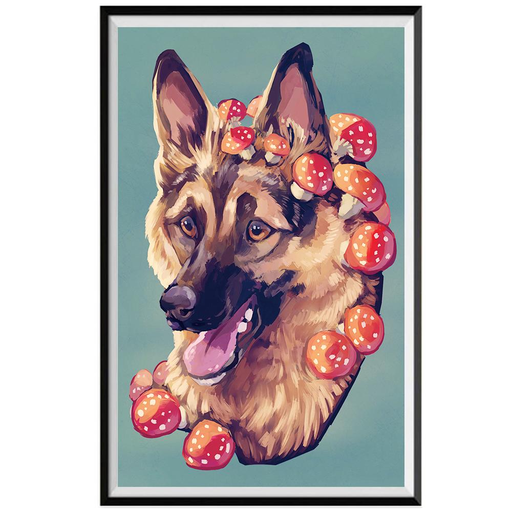 5D алмазная живопись «сделай сам», лесные животные, полный бриллиант, ручная работа, алмазная вышивка, мозаика, украшение для дома, гостиной, подарок