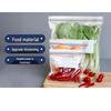 ZISIZ Double-Ribbed Self-Sealing Food Storage Bags