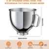 Смесительная чаша Kitchenaid из нержавеющей стали объемом 4,5-5 кварт с ручкой для кухонного комбайна K5THSBP