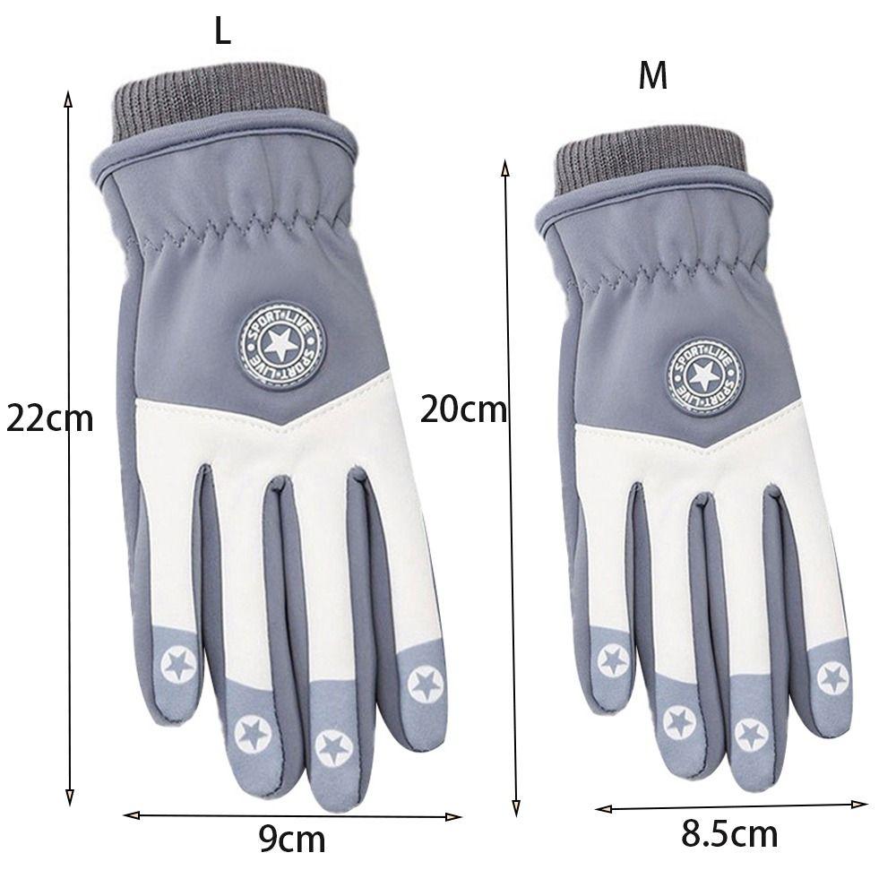 Утепленные велосипедные перчатки-митенки Нескользящие Детские велосипедные перчатки Детские зимние перчатки для мальчиков и девочек