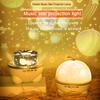 Starry Sky Projection Night Light Ceiling Projection Light Ocean Music Atmosphere Light Children's Room Decoration Holiday Gifts