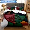 3PCS Champions Celebration Printed Soft Bedding Set,Including 1pc Duvet Cover And 2pcs Pillowcases Perfect for Bedroom, Dormitory, Fan gift