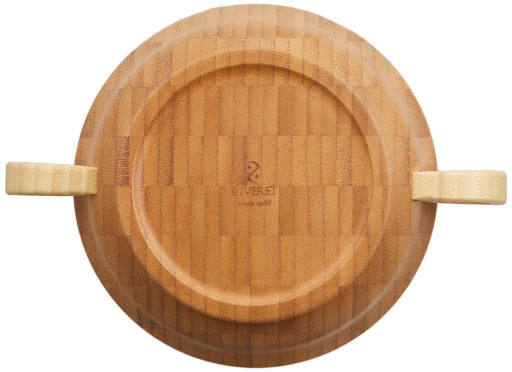 RIVERET Soup Cup and Spoon Set, 400ml, Made In Japan, Dishwasher Safe, Brown, RV-203B