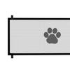 Retractable Mesh Dog Gate for Stairs Portable Pet Safety Net Easy Install Indoor Fence for Kids And Pets