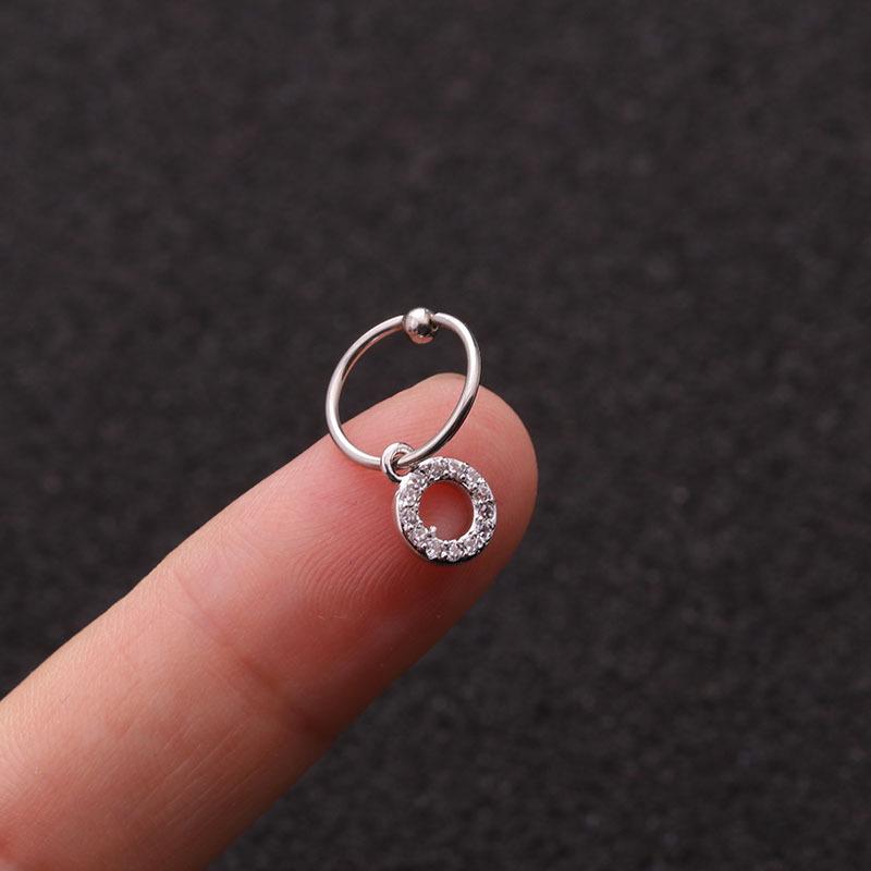 Ювелирные изделия 1 шт. великолепные хрустальные серьги-кольца хрящ спираль пирсинг пупка кольцо трагус ручная работа