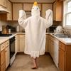 Забавный костюм гуся и утки для детей и взрослых, комбинезон-пижама с капюшоном в виде животного, мягкое плюшевое одеяло-комбинезон, косплей на Хэллоуин