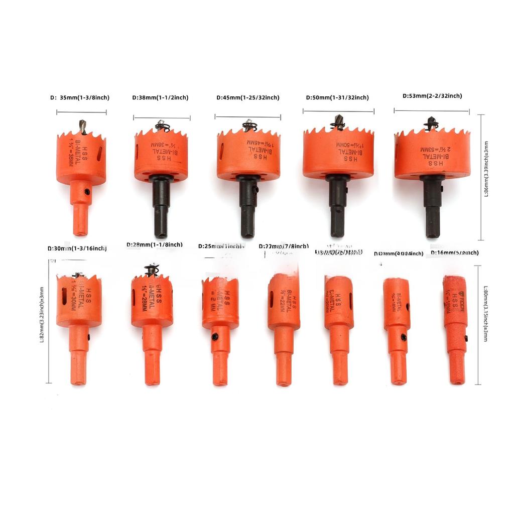 Биметаллический открыватель отверстий: Расширитель для пластиковых, деревянных и гипсовых труб 15-120 мм