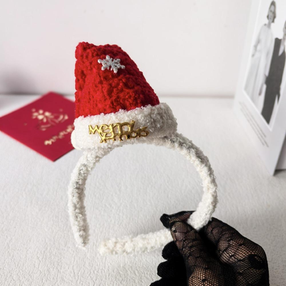 Sequin Bowknot Hair Hoop Star Christmas Children Hair Clip Christmas Hat Headband Children's