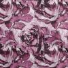 Cotton Flex Dark Magenta Fabric Floral Watercolor Quilting Supplies Print Sewing Fabric By The Yard 40 Inch