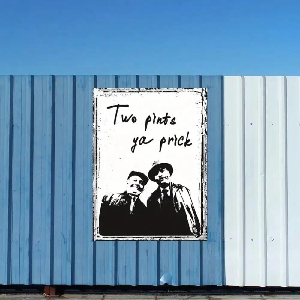 Scotland Still Game Pints Inspired Metal Sign Retro TV Design for Man Cave Pub Shed Decor