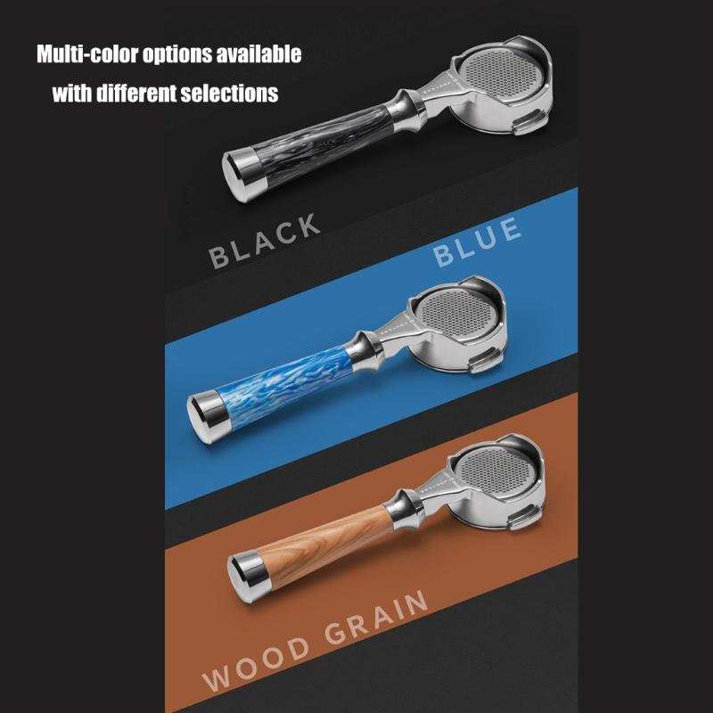 Stainless Steel Bottomless Portafilter Handle Espresso Machine Filter Holder Professional Home Brewing Equipment